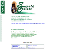 Tablet Screenshot of emeraldcruises.com